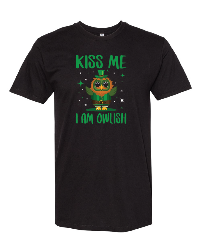 Kiss Me I Am Owlish Tee